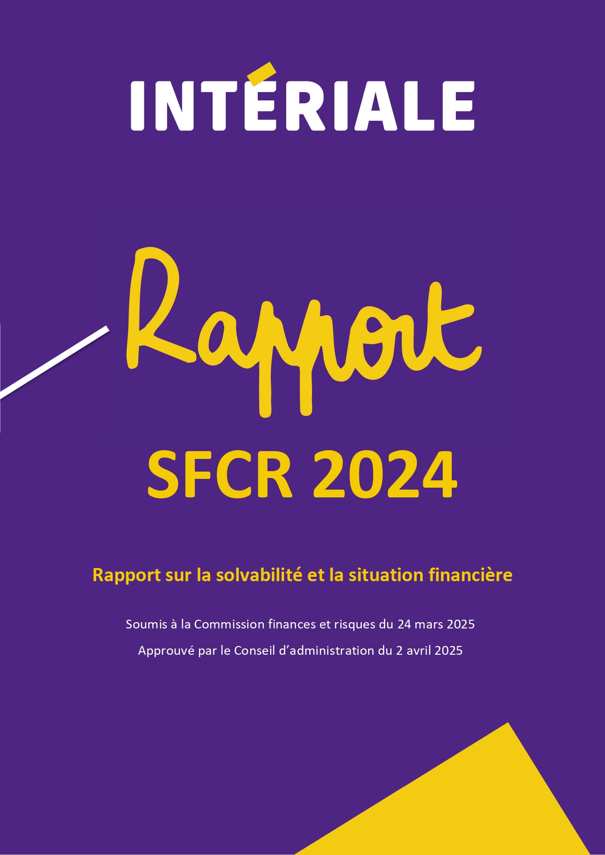 Rapport de solvabilité 2024